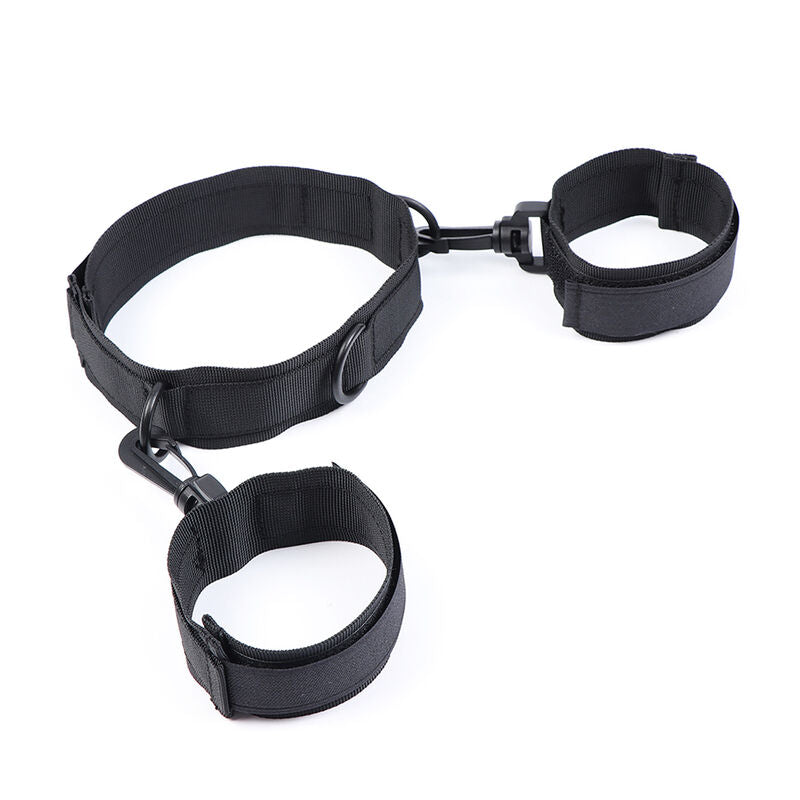 OHMAMA FETISH - MENOTTES ET COLLIER EN NYLON - 7eme ciel