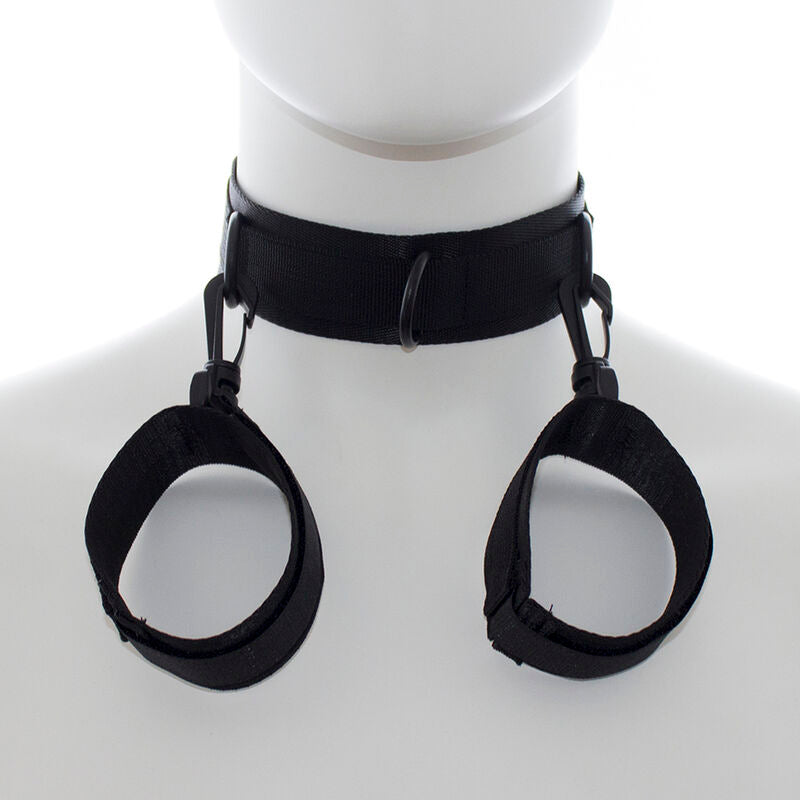 OHMAMA FETISH - MENOTTES ET COLLIER EN NYLON - 7eme ciel