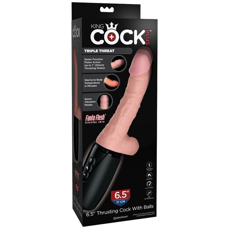 KING COCK - PLUS TRIPLE MENACE PEAU CLAIRE - 7eme ciel