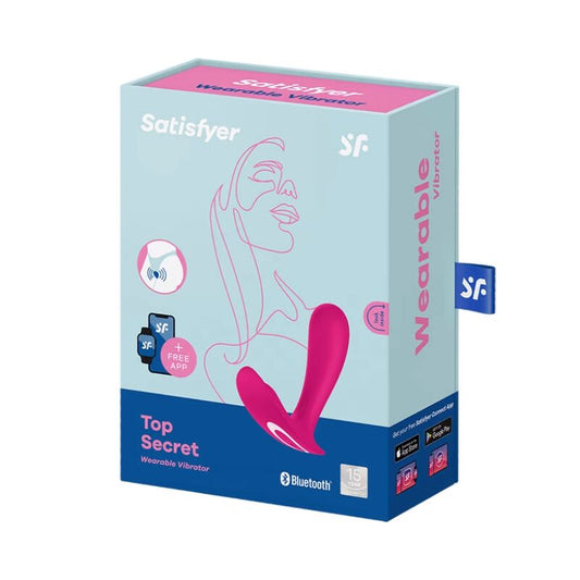 SATISFYER - VIBRATEUR TOP SECRET ROSE - 7eme ciel
