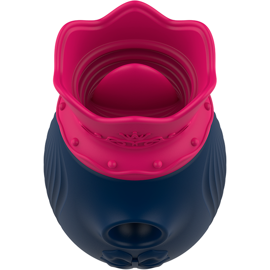INTENSE - STIMULATEUR DE CLITORIS 10 MODES D'ASPIRATION ET DE LÉCHAGE - BLEU