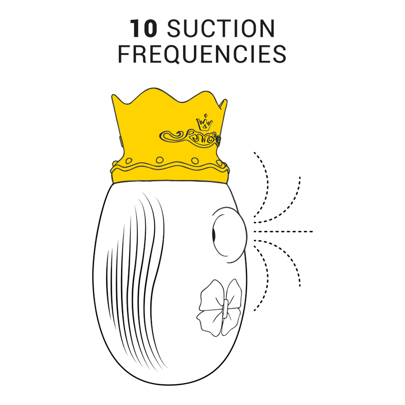 INTENSE - STIMULATEUR DE CLITORIS 10 MODES D'ASPIRATION ET DE LÉCHAGE - ROSE