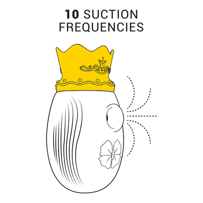 INTENSE - STIMULATEUR DE CLITORIS 10 MODES D'ASPIRATION ET DE LÉCHAGE - ROSE