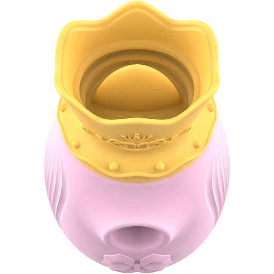 INTENSE - STIMULATEUR DE CLITORIS 10 MODES D'ASPIRATION ET DE LÉCHAGE - ROSE