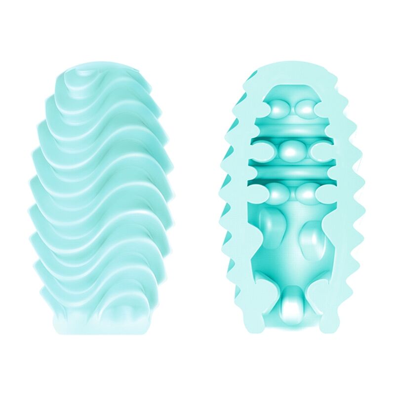 PRETTY LOVE - OEUF MASTURBATEUR DOUBLE FACE TURQUOISE - 7eme ciel