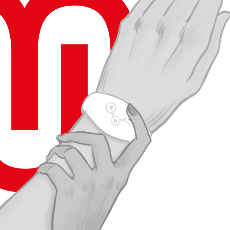 WATCHME - MONTRE À TECHNOLOGIE SANS FIL BLANCHE - 7eme ciel