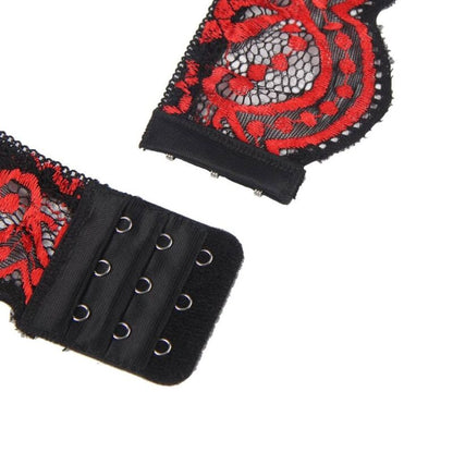 SUBBLIME - SET ENSEMBLE DEUX PIÈCES TOP ET CULOTTE EN DENTELLE S/M - 7eme ciel