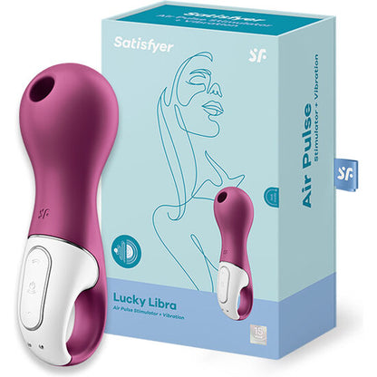 SATISFYER - STIMULATEUR ET VIBRATEUR LUCKY LIBRA - 7eme ciel