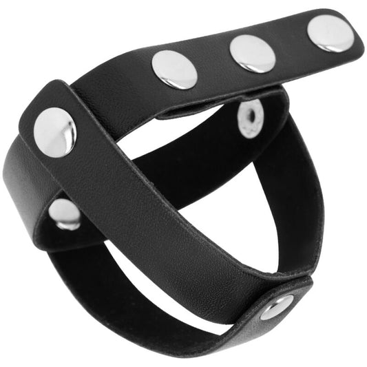 CAGE À BALLES EN CUIR OHMAMA FETISH - 7eme ciel