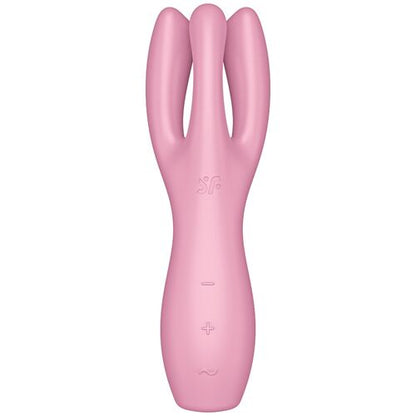 SATISFYER - VIBRATEUR THREESOME 3 ROSE