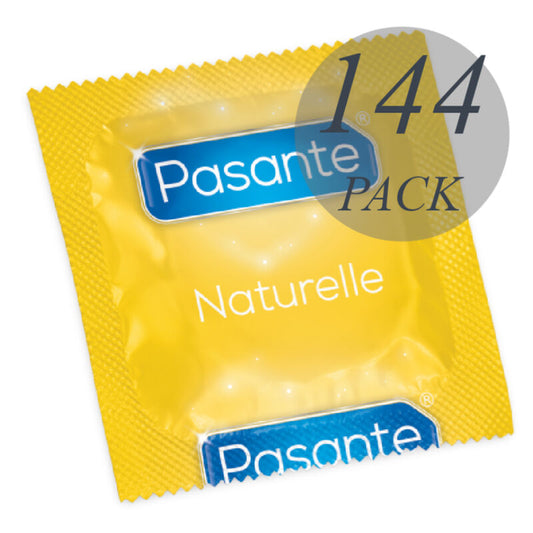 PASANTE - PRÉSERVATIFS NATURELLE SAC 144 UNITÉS - 7eme ciel