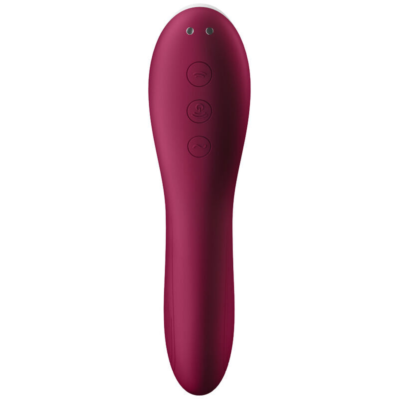 SATISFYER - VIBRATEUR  IMPULSIONS AIR DUAL CRUSH - 7eme ciel