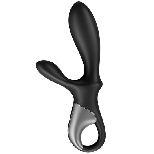 SATISFYER - APPLICATION HEAT CLIMAX+ VIBRATEUR ANAL NOIR - 7eme ciel