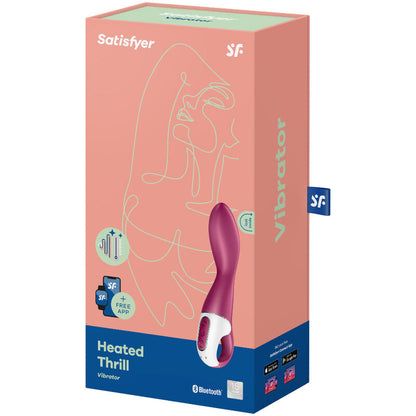 SATISFYER - VIBRATEUR POUR POINT G  THRILL CHAUFFANT - 7eme ciel