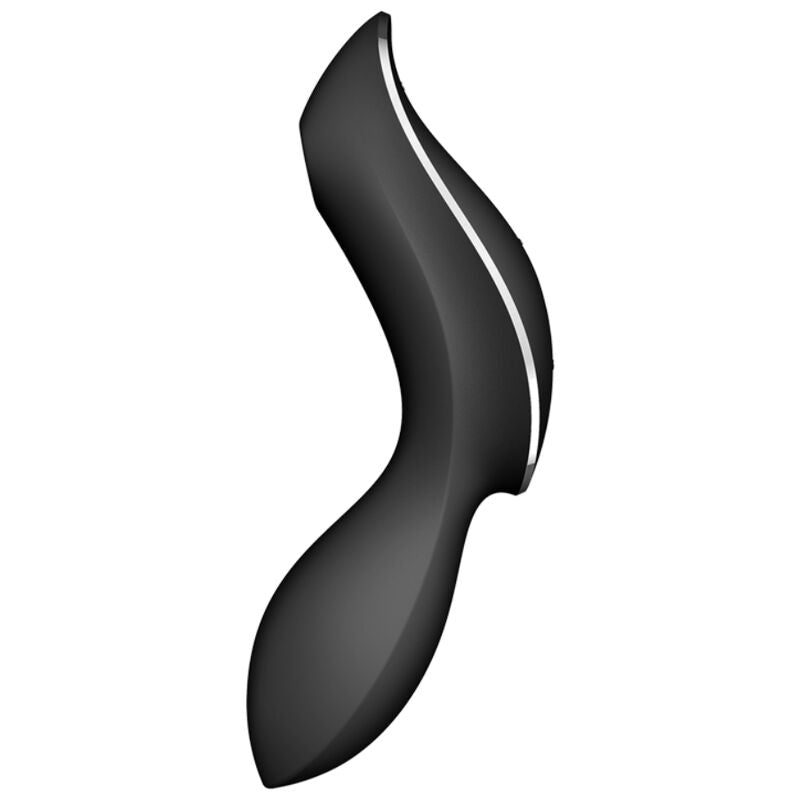 SATISFYER - VIBRATEUR CURVY TRINITY 2 AIR PULSE NOIR - 7eme ciel