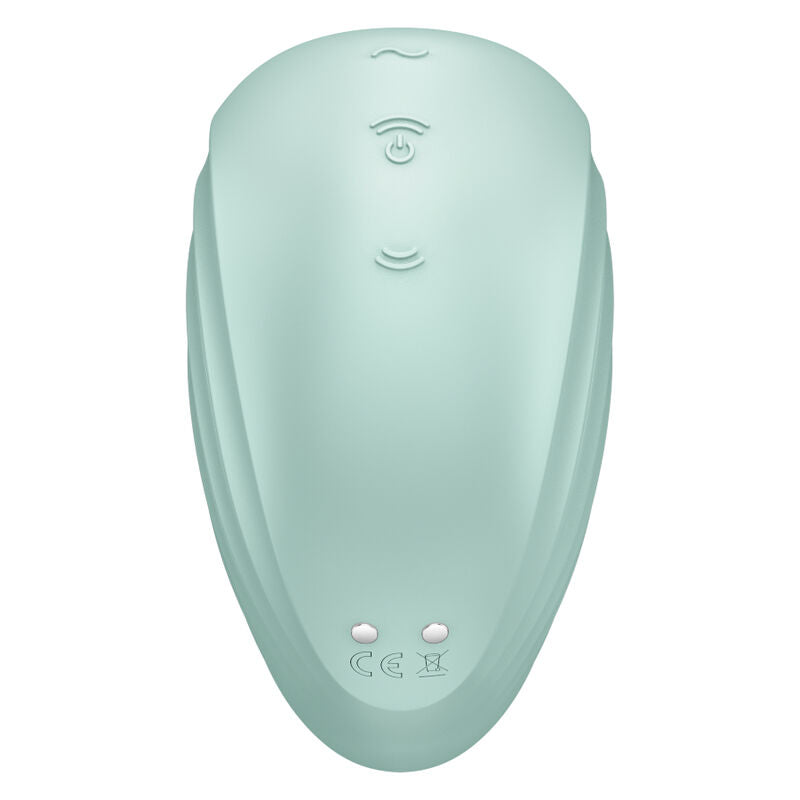 SATISFYER - STIMULATEUR ET VIBRATEUR PEARL DIVER VERT - 7eme ciel
