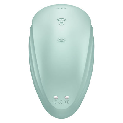 SATISFYER - STIMULATEUR ET VIBRATEUR PEARL DIVER VERT - 7eme ciel
