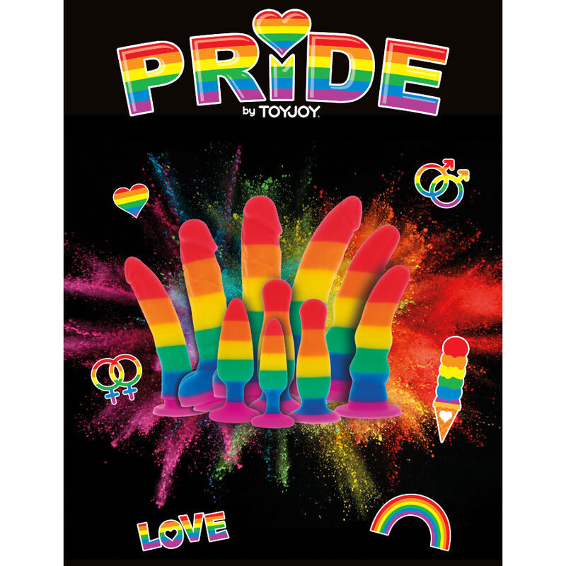 PRIDE - DILDO DRAPEAU LGBT 19 CM - 7eme ciel