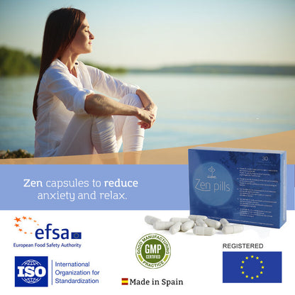 500 COSMETICS - GÉLULES ZEN PILLS POUR RÉDUIRE L'ANXIÉTÉ - 7eme ciel