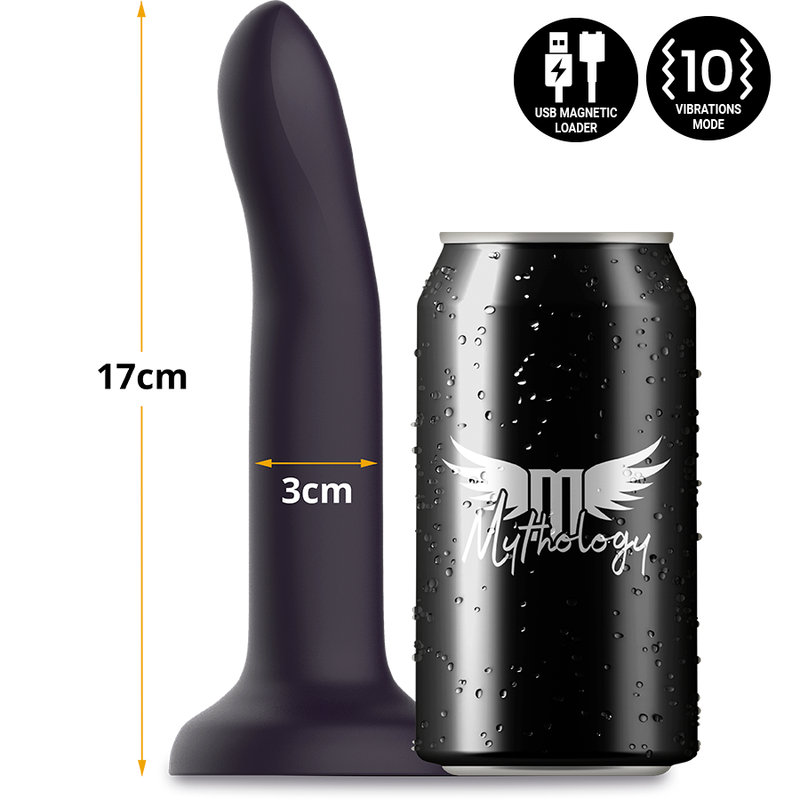MYTHOLOGY - DUMAN MYSTIC DILDO M - VIBRATEUR COMPATIBLE AVEC LA TECHNOLOGIE SANS FIL WATCHME - 7eme ciel
