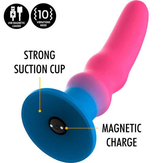 MYTHOLOGY - KUNO UTOPIA DILDO M - VIBRATEUR COMPATIBLE AVEC LA TECHNOLOGIE SANS FIL WATCHME - 7eme ciel