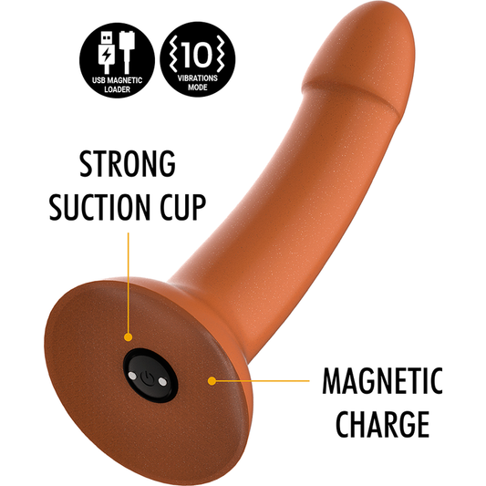 MYTHOLOGY - RUNE ROYAL DILDO M - VIBRATEUR WATCHME TECHNOLOGIE SANS FIL COMPATIBLE - 7eme ciel