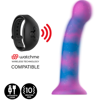 MYTHOLOGY - DION GALACTIC DILDO S - VIBRATEUR WATCHME TECHNOLOGIE SANS FIL COMPATIBLE - 7eme ciel