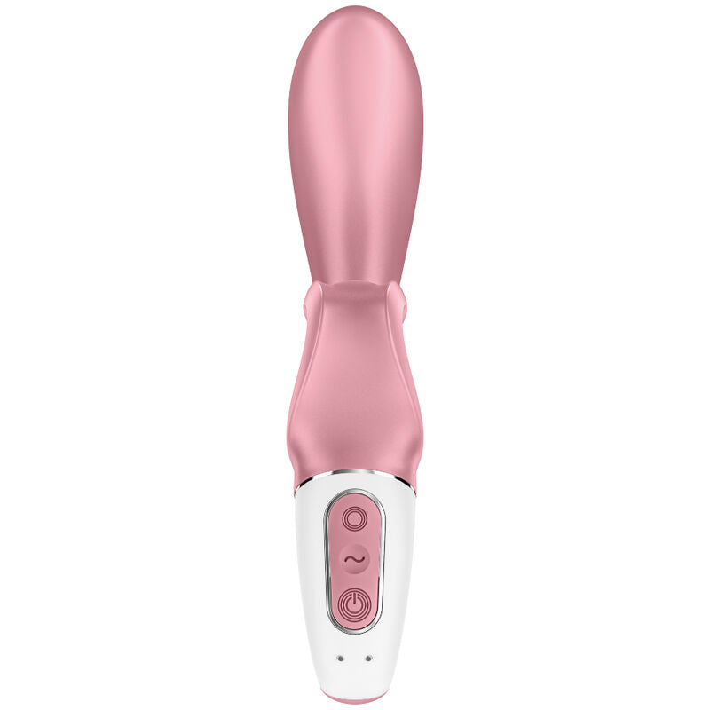 SATISFYER - APPLICATION VIBRATEUR HUG ME RABBIT ROSE - 7eme ciel