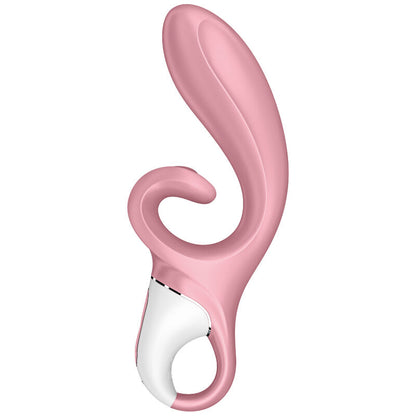 SATISFYER - APPLICATION VIBRATEUR HUG ME RABBIT ROSE - 7eme ciel