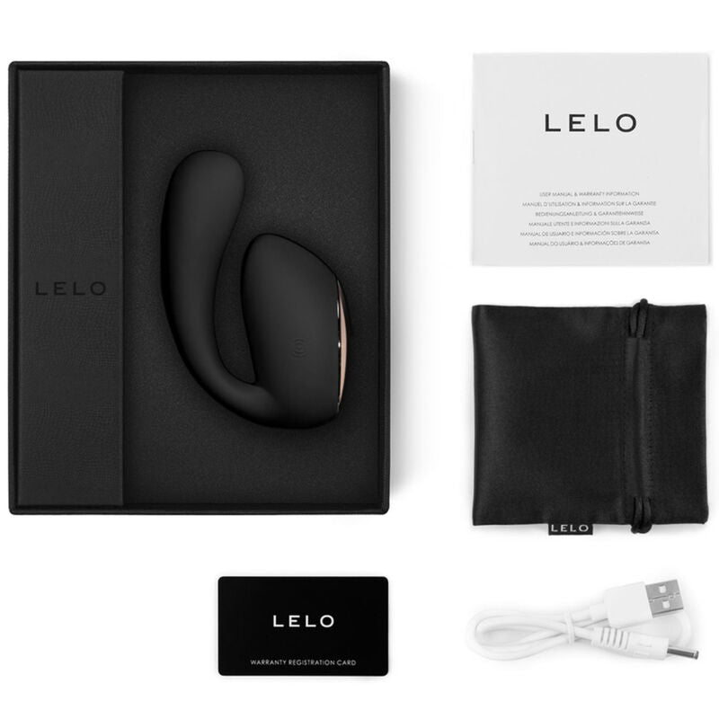 LELO - MASSEUR POUR COUPLES LELO - IDA WAVE NOIR - 7eme ciel