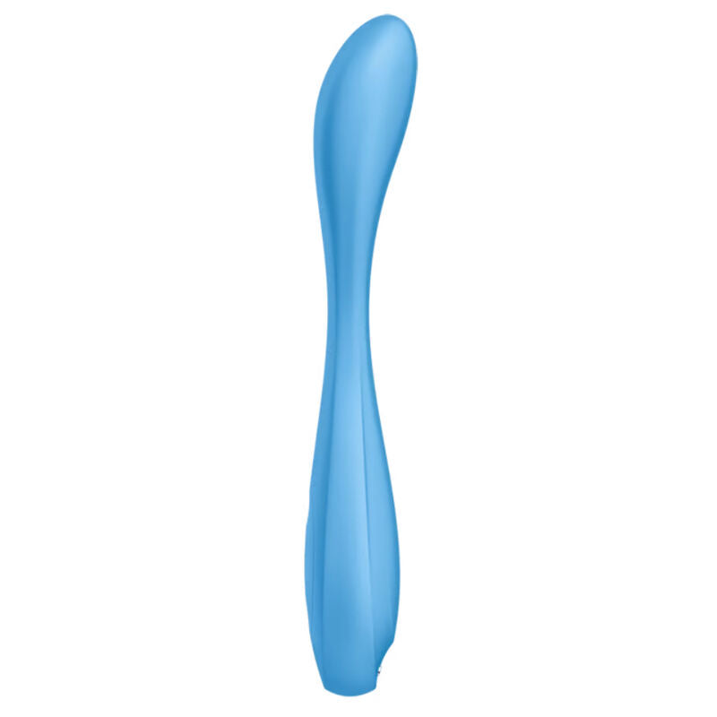 SATISFYER - APPLICATION MULTI VIBRATEUR G-SPOT FLEX 4+ BLEU - 7eme ciel