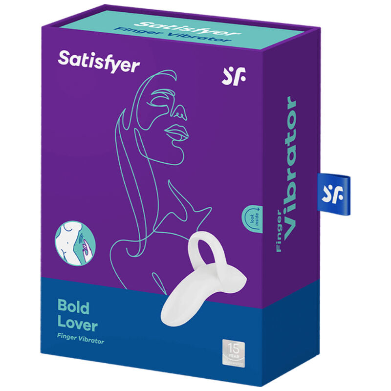 SATISFYER - VIBRATEUR  DOIGTS BOLD LOVER BLANC - 7eme ciel