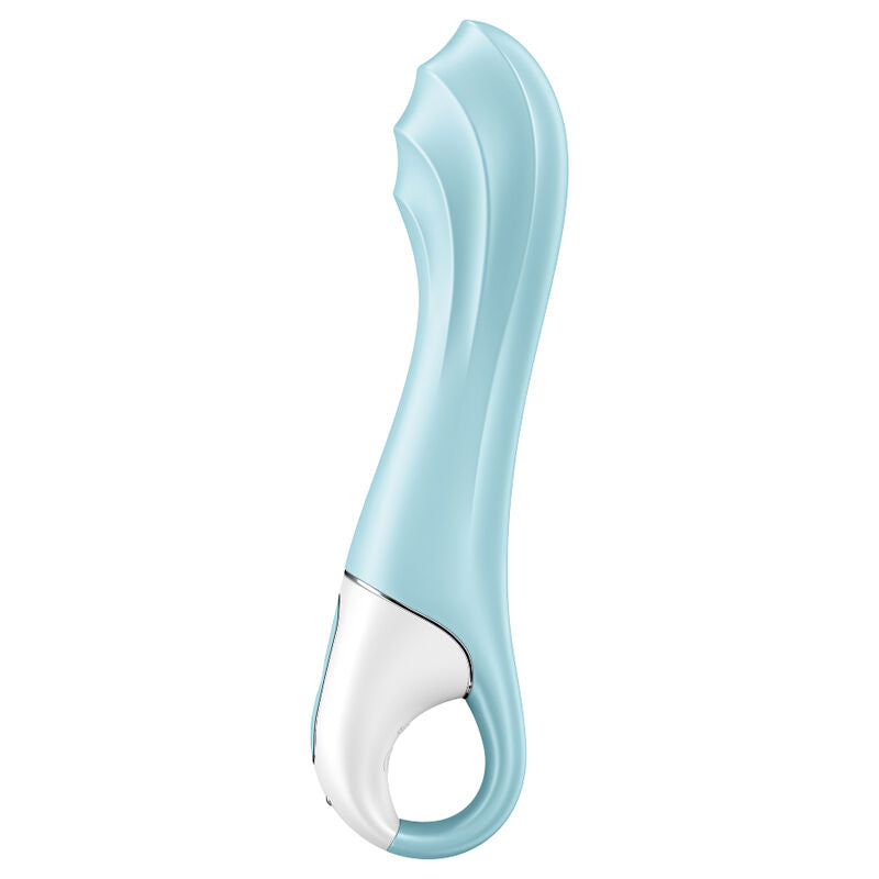 SATISFYER - AIR PUMP VIBRATOR 5+ APP GONFLABLE G-SPOT VIBRATOR BLEU - 7eme ciel
