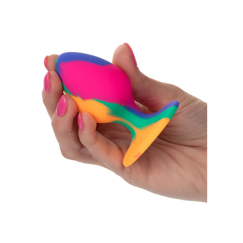 CALEXOTICS - CHEEKY MOYEN TIE-DYE PLUG ANAL - 7eme ciel