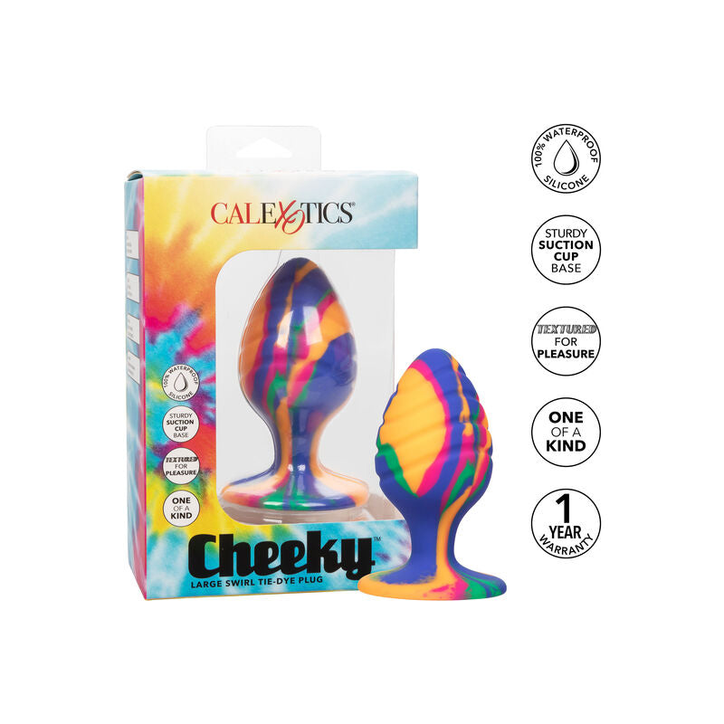 CALEXOTICS - CHEEKY GRANDE SWIRL PLUG ANAL - 7eme ciel