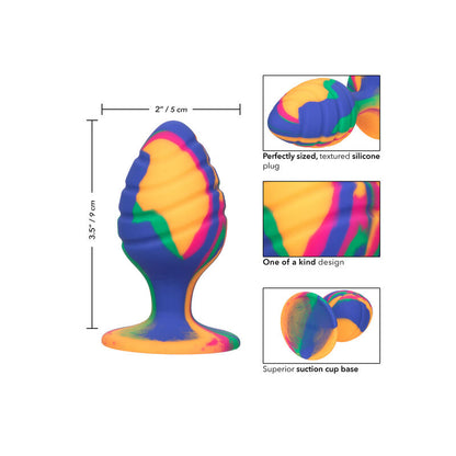 CALEXOTICS - CHEEKY GRANDE SWIRL PLUG ANAL - 7eme ciel