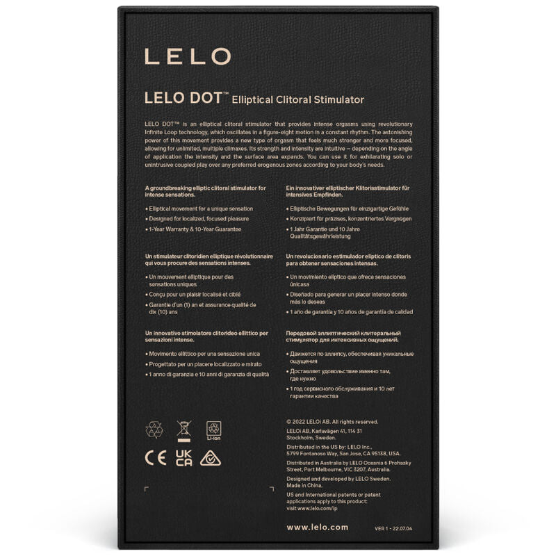 LELO - INA WAVE 2 VBRADOR LUXURY MOUVEMENT SPÉCIAL CALIFORNIA SKY - 7eme ciel