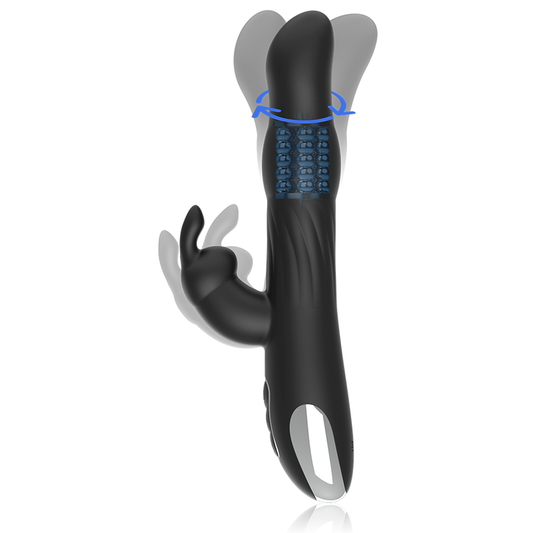 VIBRATEUR ET ROTATEUR BRILLY GLAM MOEBIUS RABBIT COMPATIBLE AVEC LA TECHNOLOGIE SANS FIL WATCHME - 7eme ciel