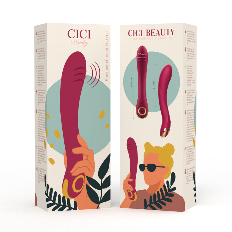 CICI BEAUTY - VIBRATEUR POINT G EN SILICONE PREMIUM - 7eme ciel