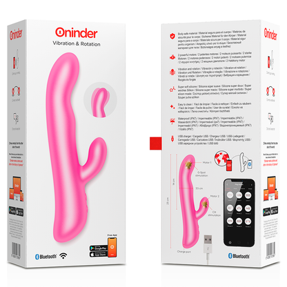 ONINDER - OSLO VIBRATION ET ROTATION ROSE - APPLICATION GRATUITE - 7eme ciel