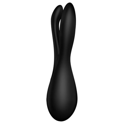 SATISFYER - VIBRATEUR THREESOME 2 NOIR - 7eme ciel