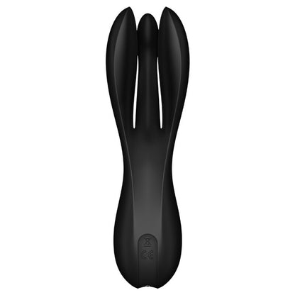 SATISFYER - VIBRATEUR THREESOME 2 NOIR - 7eme ciel