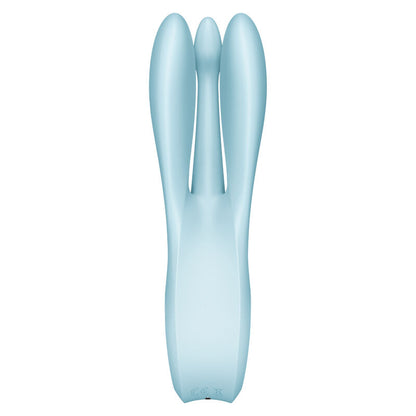 SATISFYER - VIBRATEUR THREESOME 1 BLEU - 7eme ciel