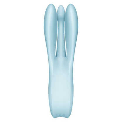 SATISFYER - VIBRATEUR THREESOME 1 BLEU
