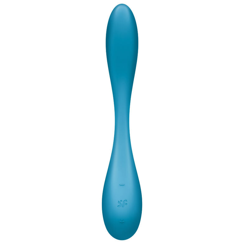 SATISFYER - VIBRATEUR MULTI G-SPOT FLEX 5 BLEU - 7eme ciel