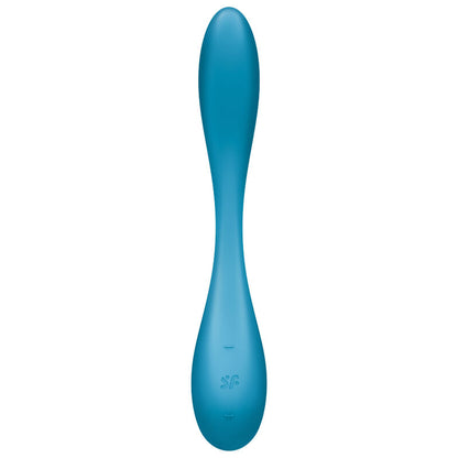 SATISFYER - VIBRATEUR MULTI G-SPOT FLEX 5 BLEU - 7eme ciel