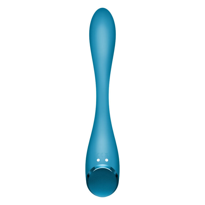 SATISFYER - VIBRATEUR MULTI G-SPOT FLEX 5 BLEU - 7eme ciel