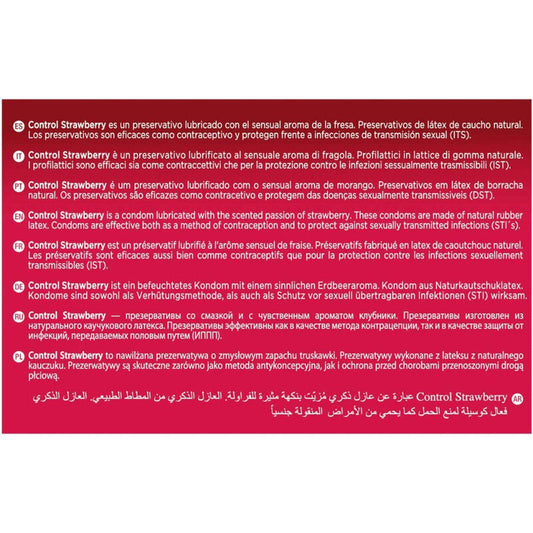 CONTROL - PRÉSERVATIFS ADAPTA FRAISE 144 UNITÉS - 7eme ciel