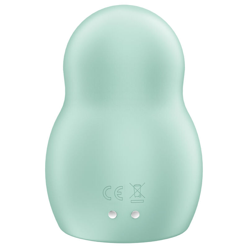 SATISFYER - STIMULATEUR ET VIBRATEUR DOUBLE AIR PULSE PRO TO GO 1 ROUGE - 7eme ciel