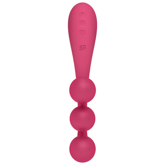 SATISFYER - VIBRATEUR MULTI TRI BALL 1 ROUGE